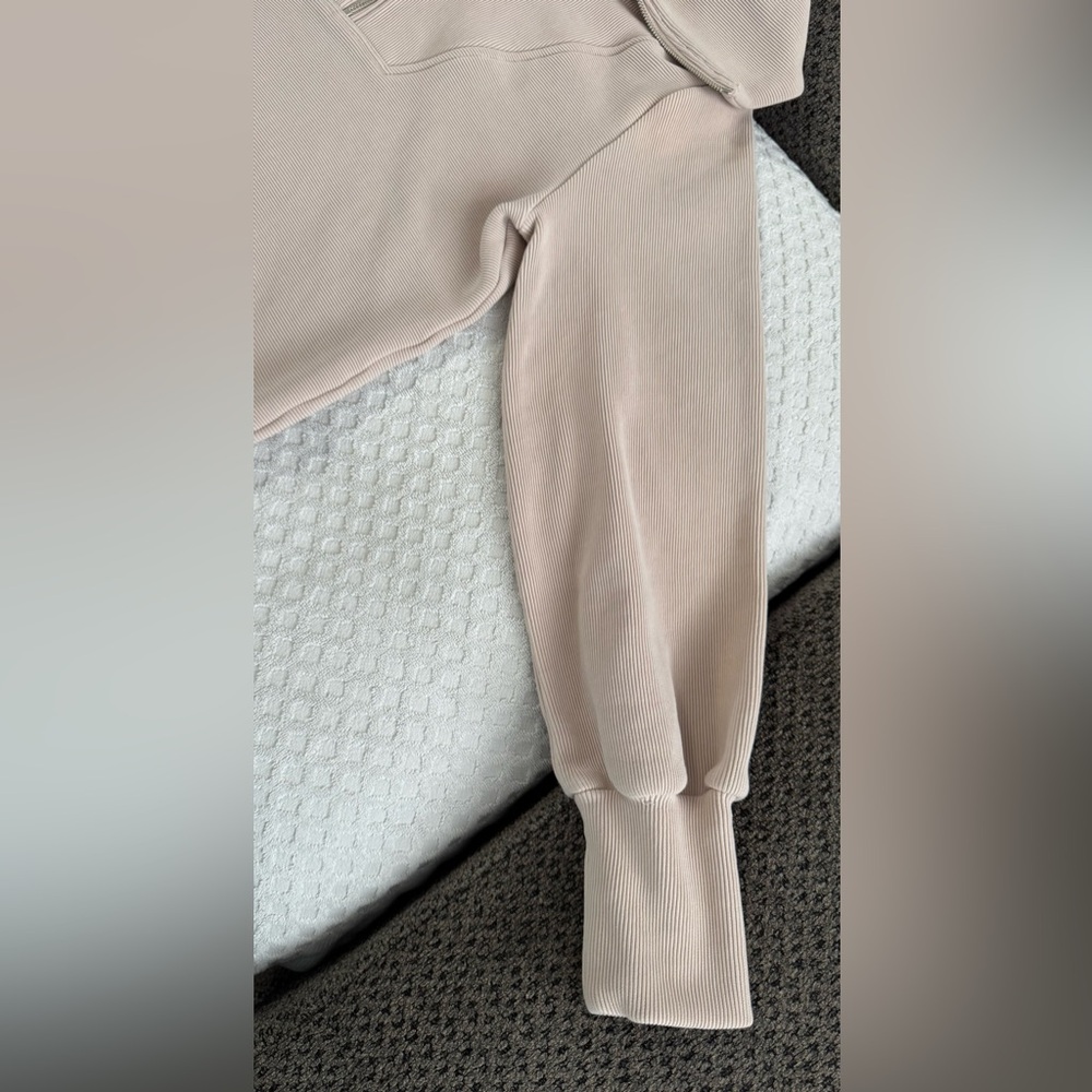 Varley Vine Half Zip Ribbed Pullover Sweatshirt I… - image 6